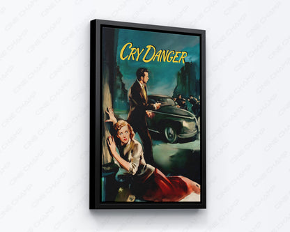 Classic Cry Danger Film Noir Artwork