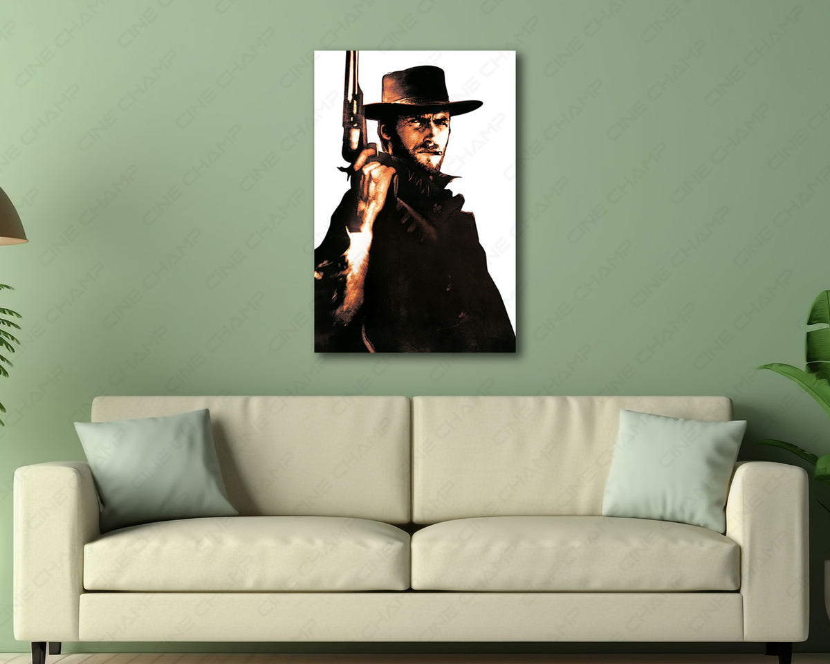 Clint Eastwood Gunslinger Wall Artwork