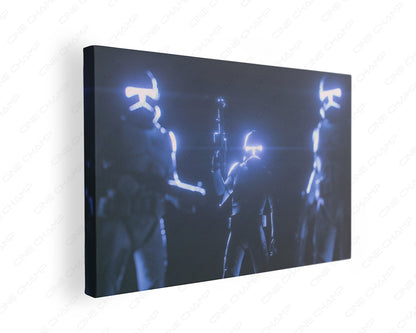 Clone Trooper Canvas Print Gallery Wrap Featuring Star Wars Clone Soldier Inspired Wall Artwork