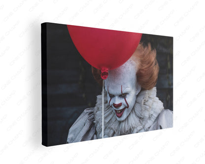 Clown Pennywise IT Canvas Print Gallery Wrap - Horror Movie Wall Art