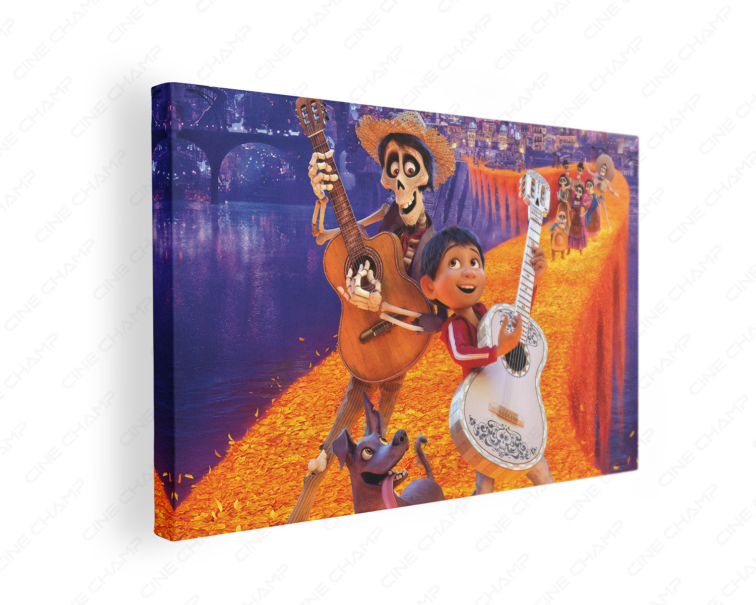 Coco Canvas Wall Art Gallery Wrap Featuring Disney Pixar Animated Movie Inspired Wall Artwork