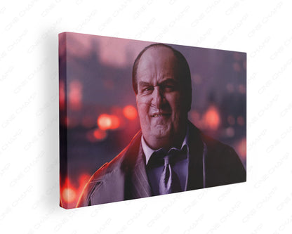 Colin Farrell as The Penguin in The Batman Canvas Wall Art Gallery Wrap Featuring DC Villain Inspired Wall Artwork