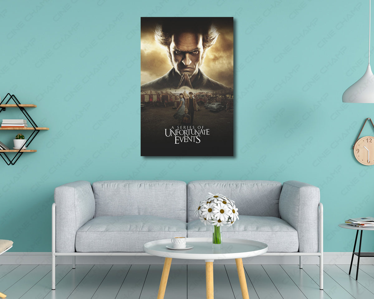 Count Olaf A Series of Unfortunate Events Canvas
