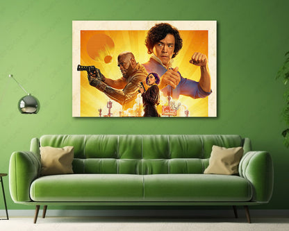 Cowboy Bebop Canvas Wall Art Enhancing a Professional Workspace with Iconic Anime Wall Decor