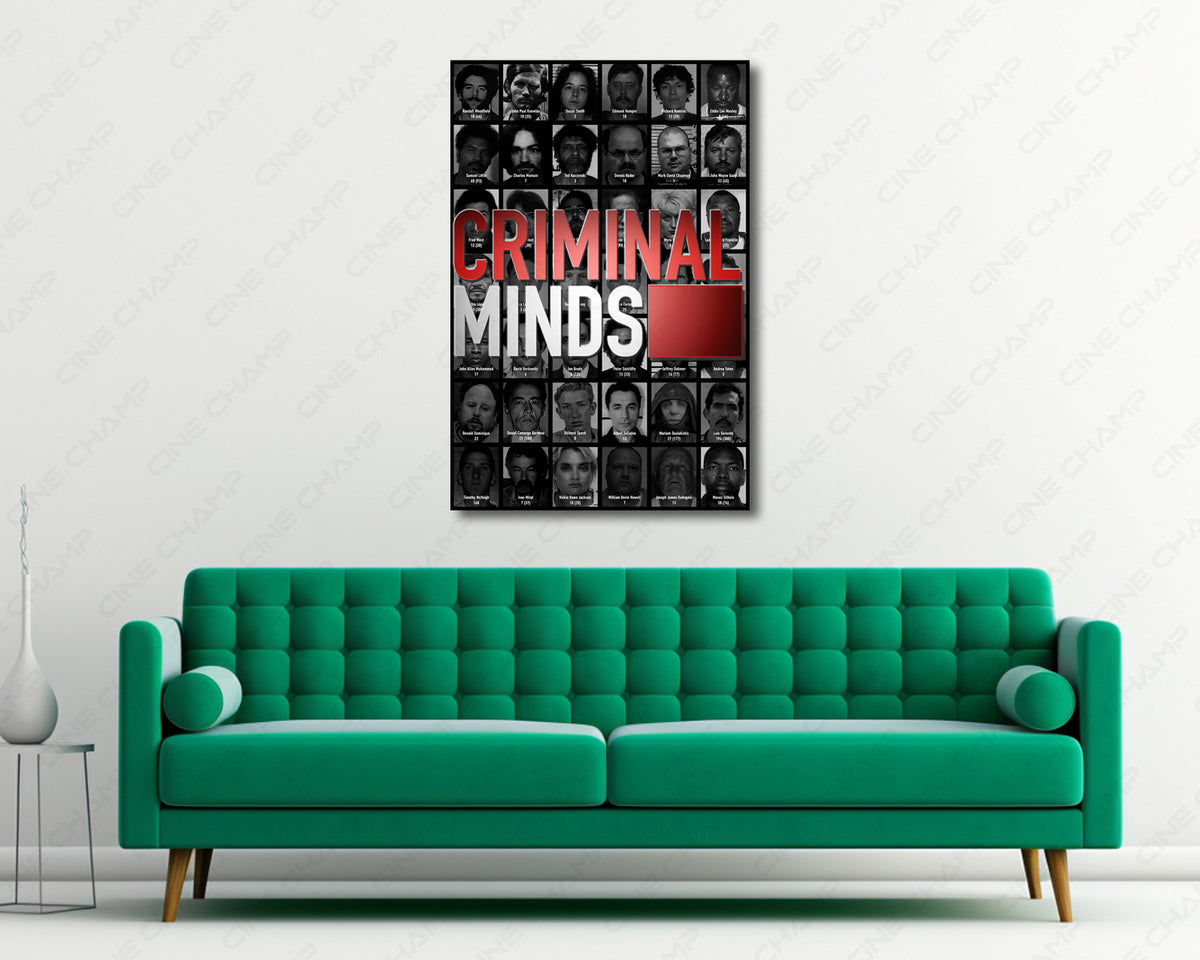 Criminal Minds Television Show Decor for a Home Office