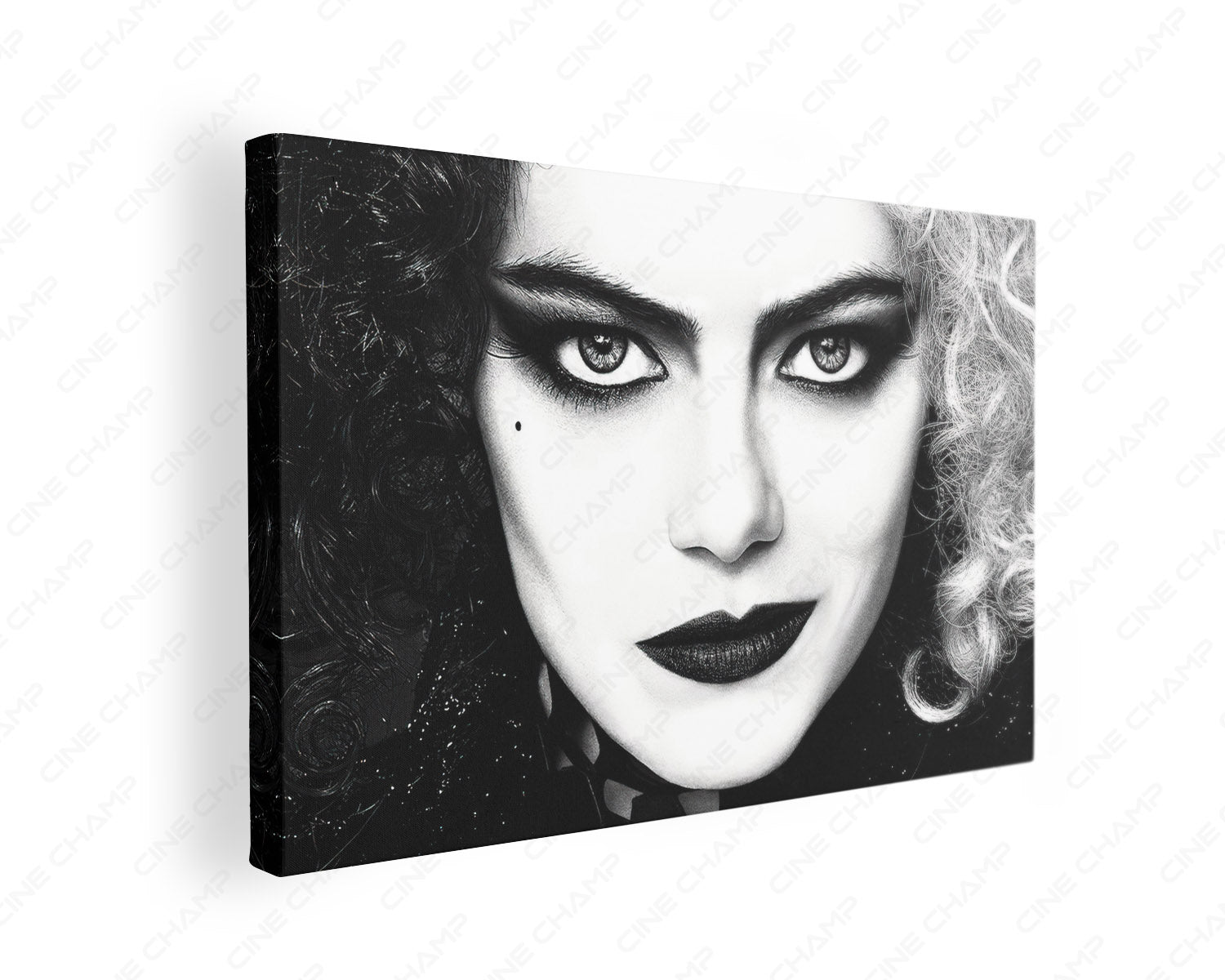 Cruella Canvas Gallery Wrap Featuring Premium Disney Villain Movie Wall Art on Stretched Canvas