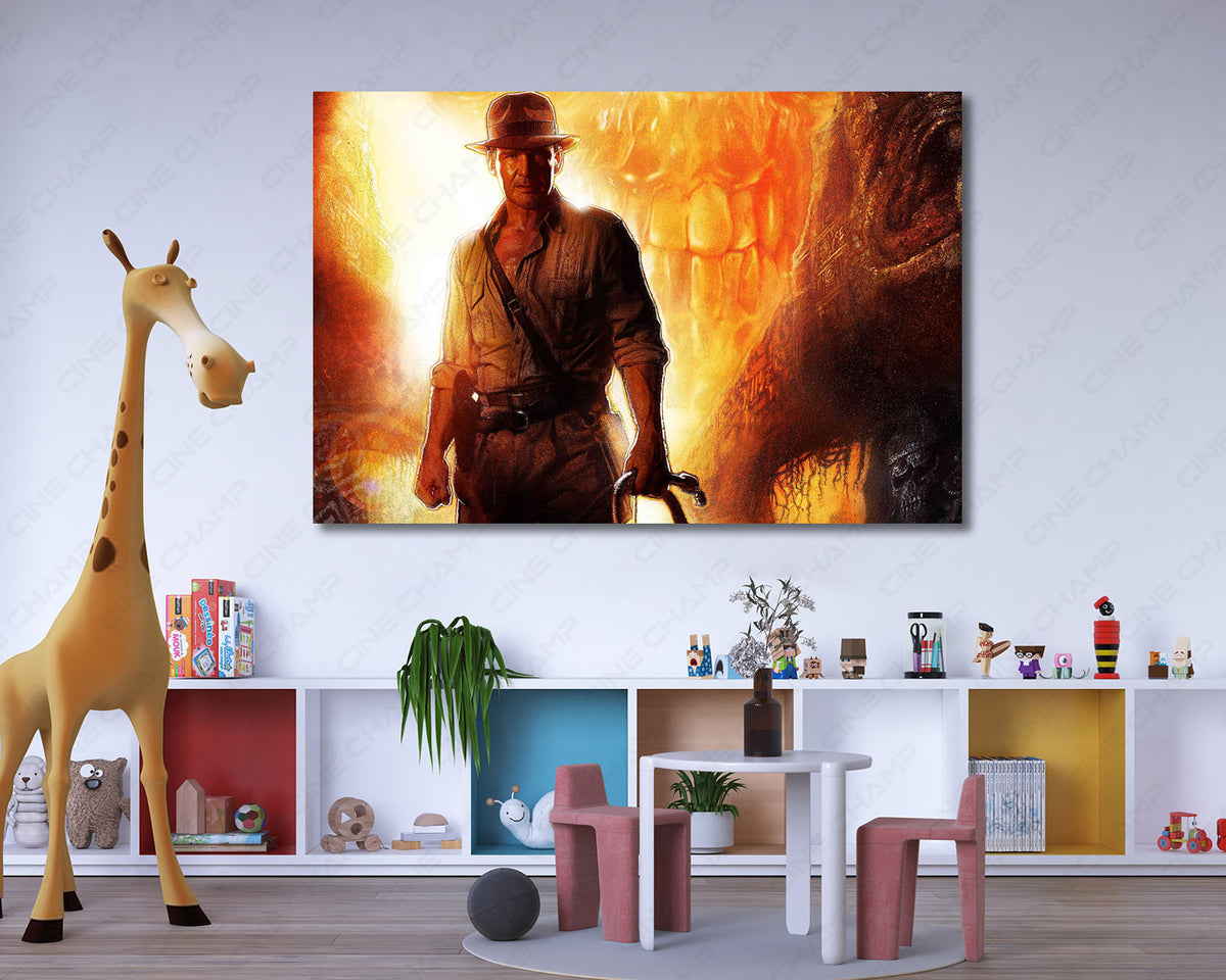 Crystal Skull canvas for home theater