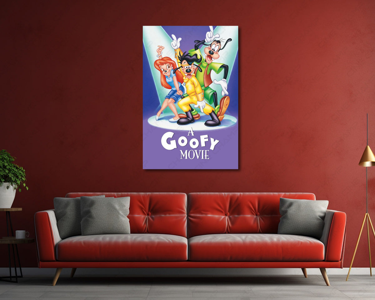 Cute Goofy Movie Poster Wall Art