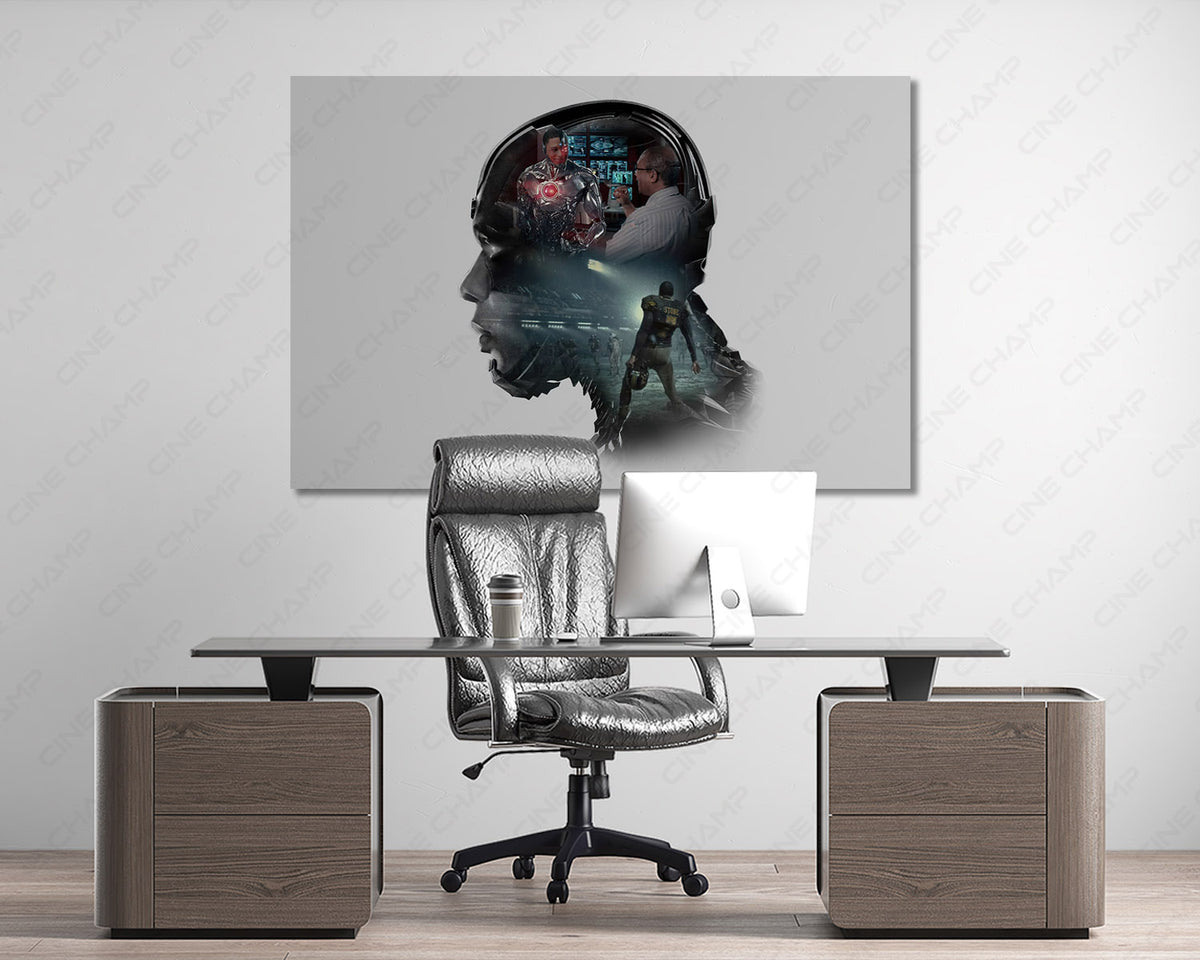 Cyborg Zack Snyder Justice League Canvas
