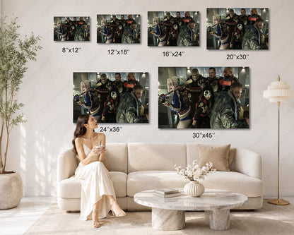 DC Superhero Movie Wall Art