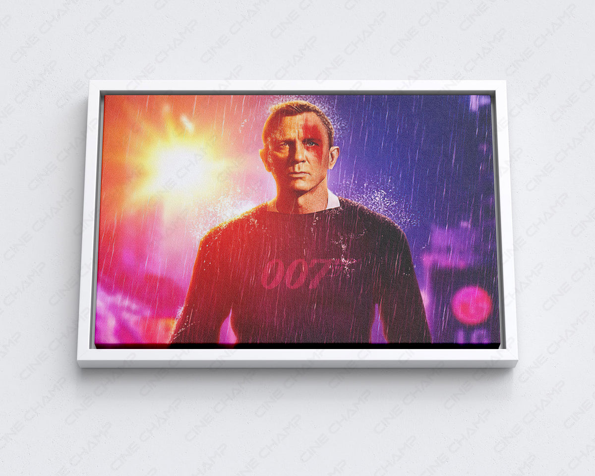 Daniel Craig James Bond canvas wall art
