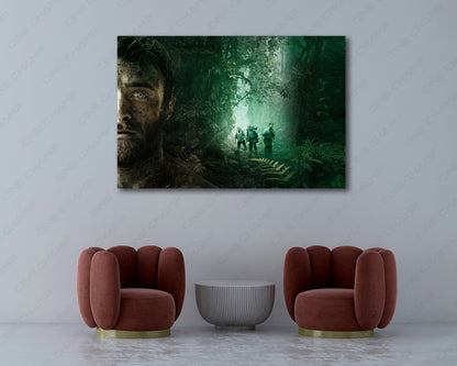 Daniel Radcliffe Jungle Canvas Print