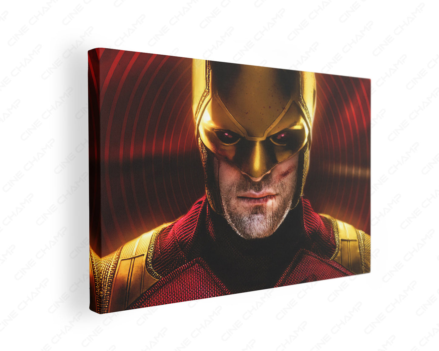 Daredevil: Born Again Canvas Print gallery wrap featuring bold Marvel superhero artwork, perfect for modern home theater and living room wall décor.