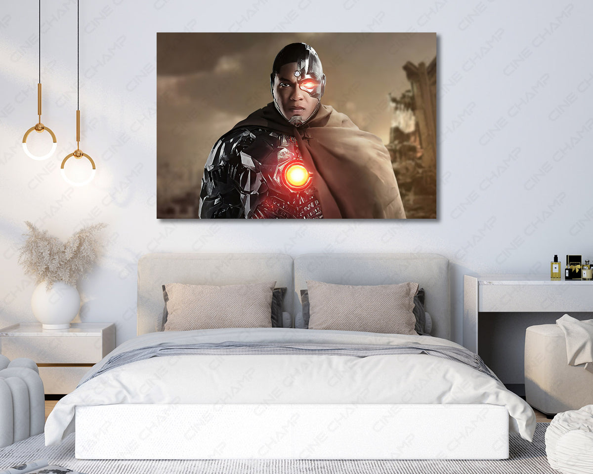 Dark Futuristic Cyborg Wall Art