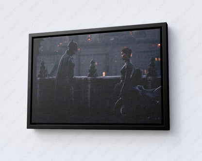 Dark Gotham Duo Canvas Wall Art