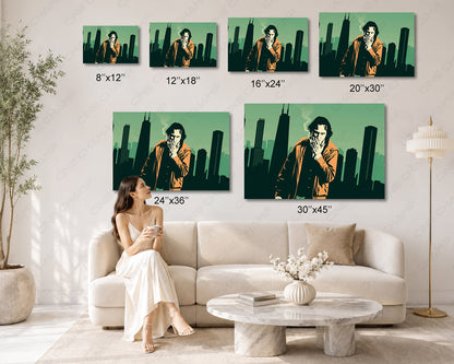 Dark Joker cinematic premium canvas