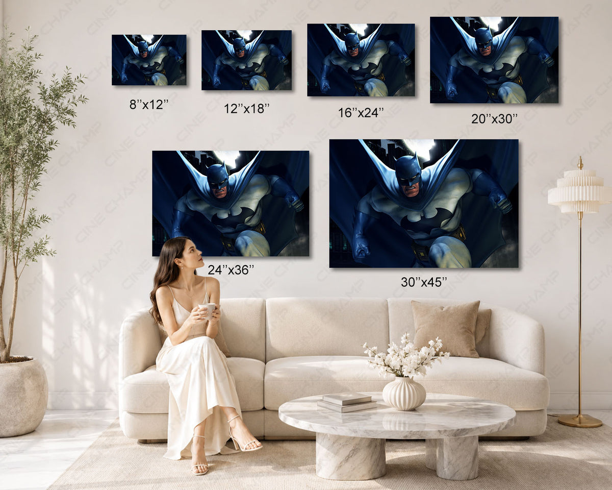 Dark Knight Gaming Room Decor