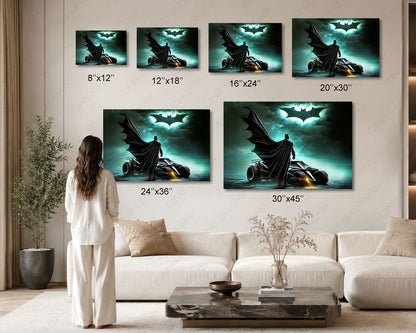Dark Knight Gotham Canvas Decor