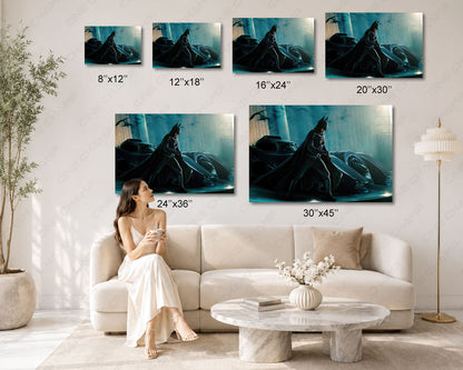 Dark Knight Home Theater Canvas Art