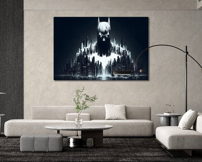 Dark Knight Psychological Canvas Print