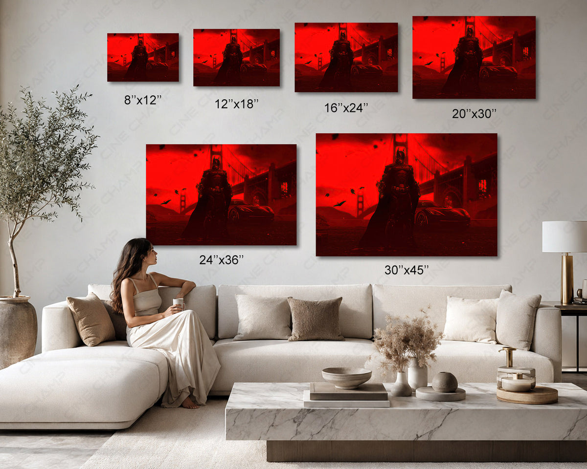 Dark Knight Superhero Wall Art