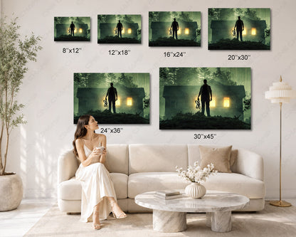 Dark Woodland Thriller Wall Art