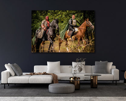 Dark comic hero wall art