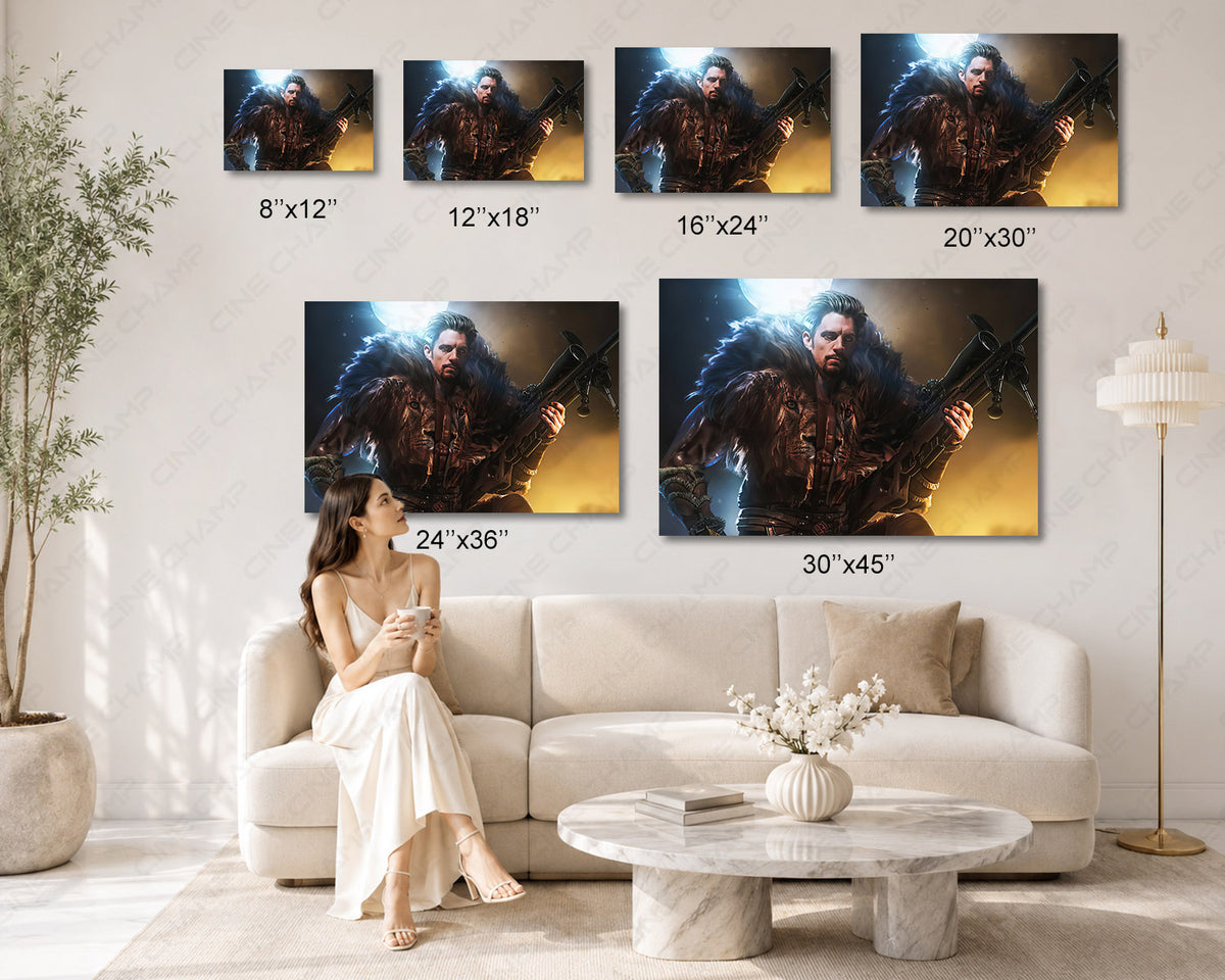 Dark hunter movie premium canvas