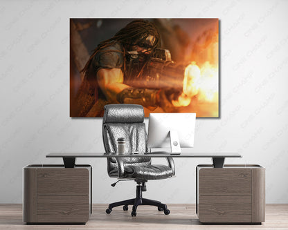 Darrian Bloodaxe Character Canvas Print
