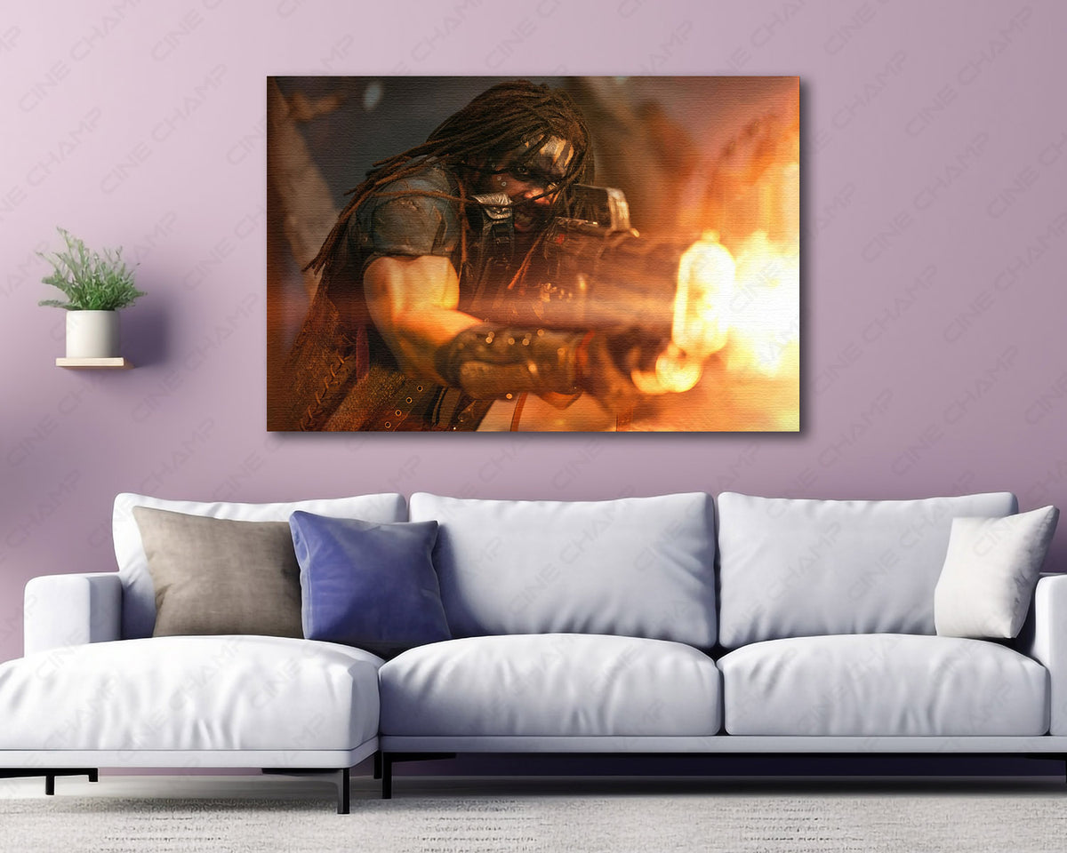 Darrian Bloodaxe Rebel Moon Canvas
