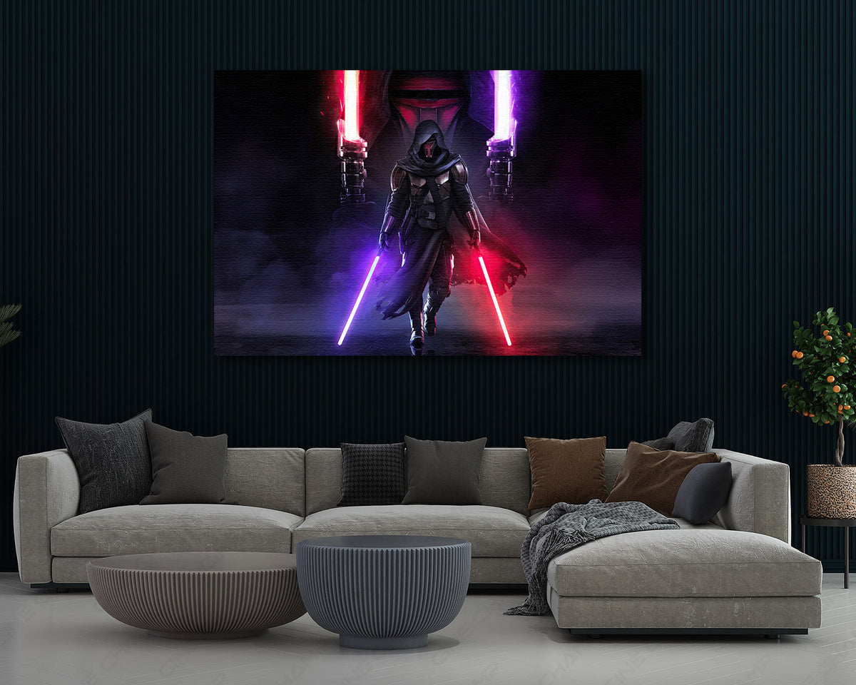 Darth Revan Lightsaber Cinematic Artwork
