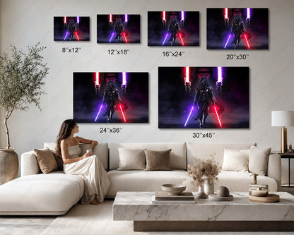 Darth Revan Sith Warrior Wall Art
