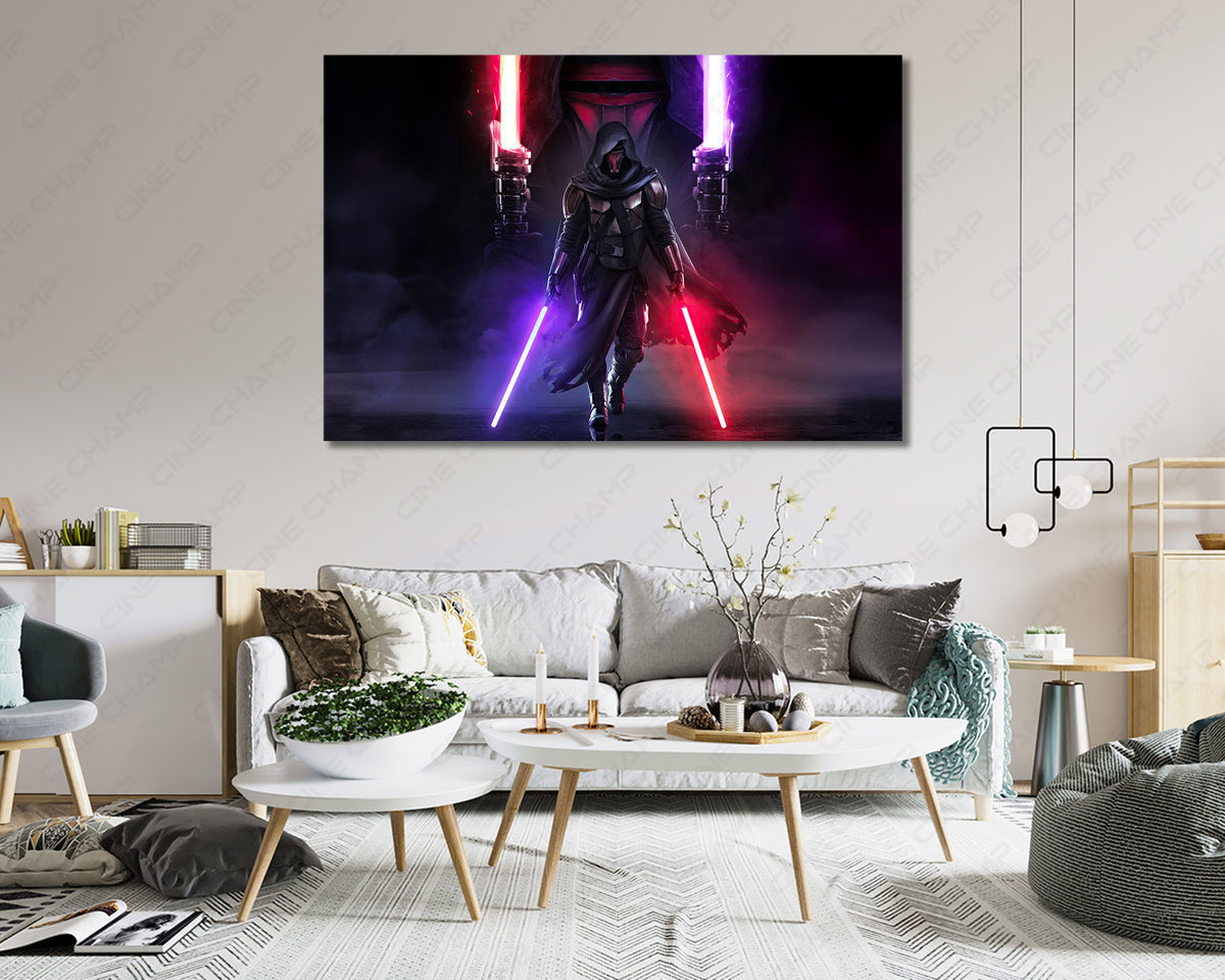 Darth Revan Star Wars Canvas Print