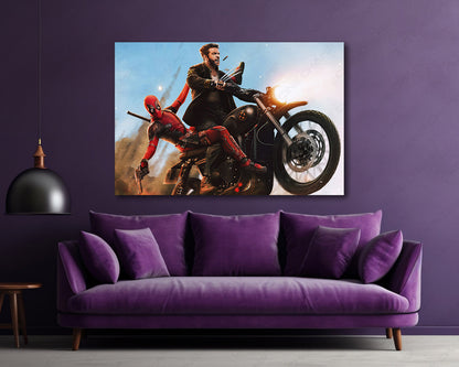 Deadpool Wolverine Canvas Print