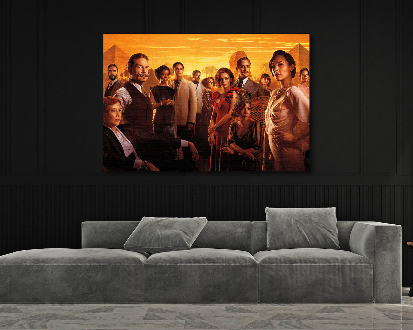 Death on the Nile Canvas Print Premium Mystery Movie Wall Art