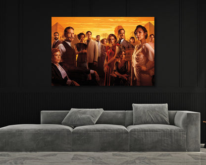 Death on the Nile Canvas Print Premium Mystery Movie Wall Art