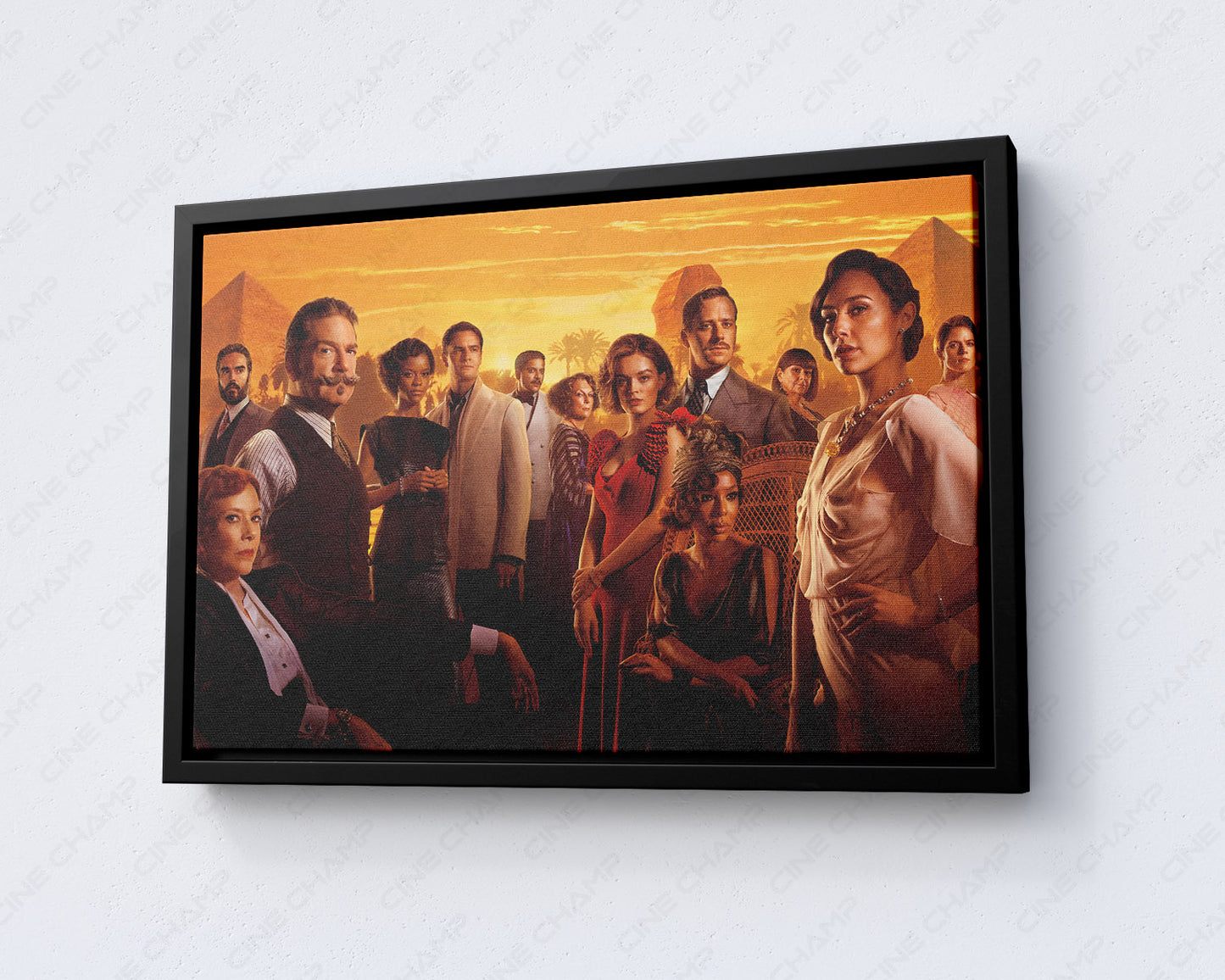 Death on the Nile Canvas Print Premium Mystery Movie Wall Art