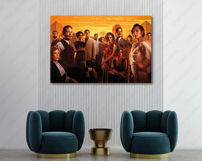 Death on the Nile Canvas Print Premium Mystery Movie Wall Art