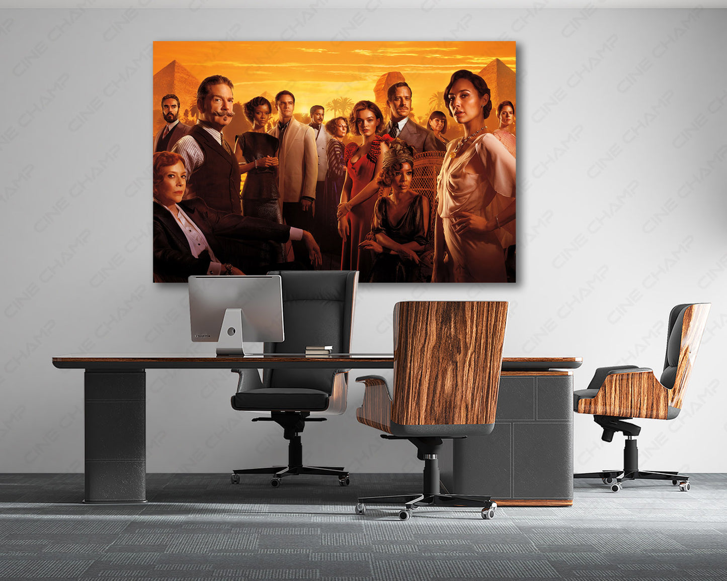 Death on the Nile Canvas Print Premium Mystery Movie Wall Art