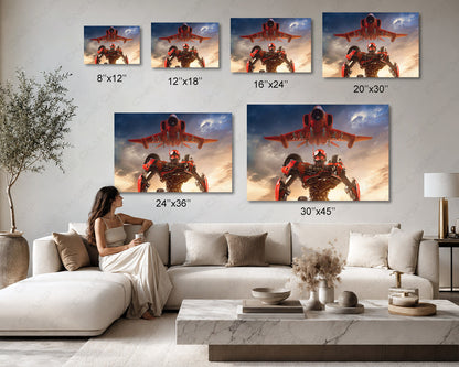 Decepticon Shatter Gaming Room Wall Art