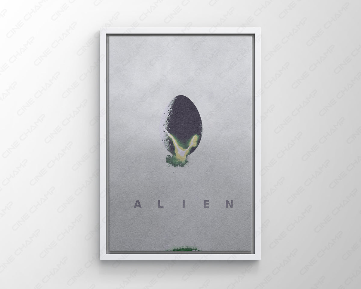 Deep Space Horror Movie Canvas Artwork