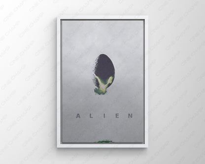 Deep Space Horror Movie Canvas Artwork
