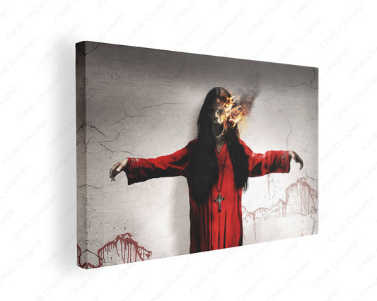 Demon Eye canvas wall art for gothic home decor