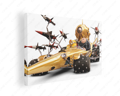 Despicable Me 3 Car canvas wall art