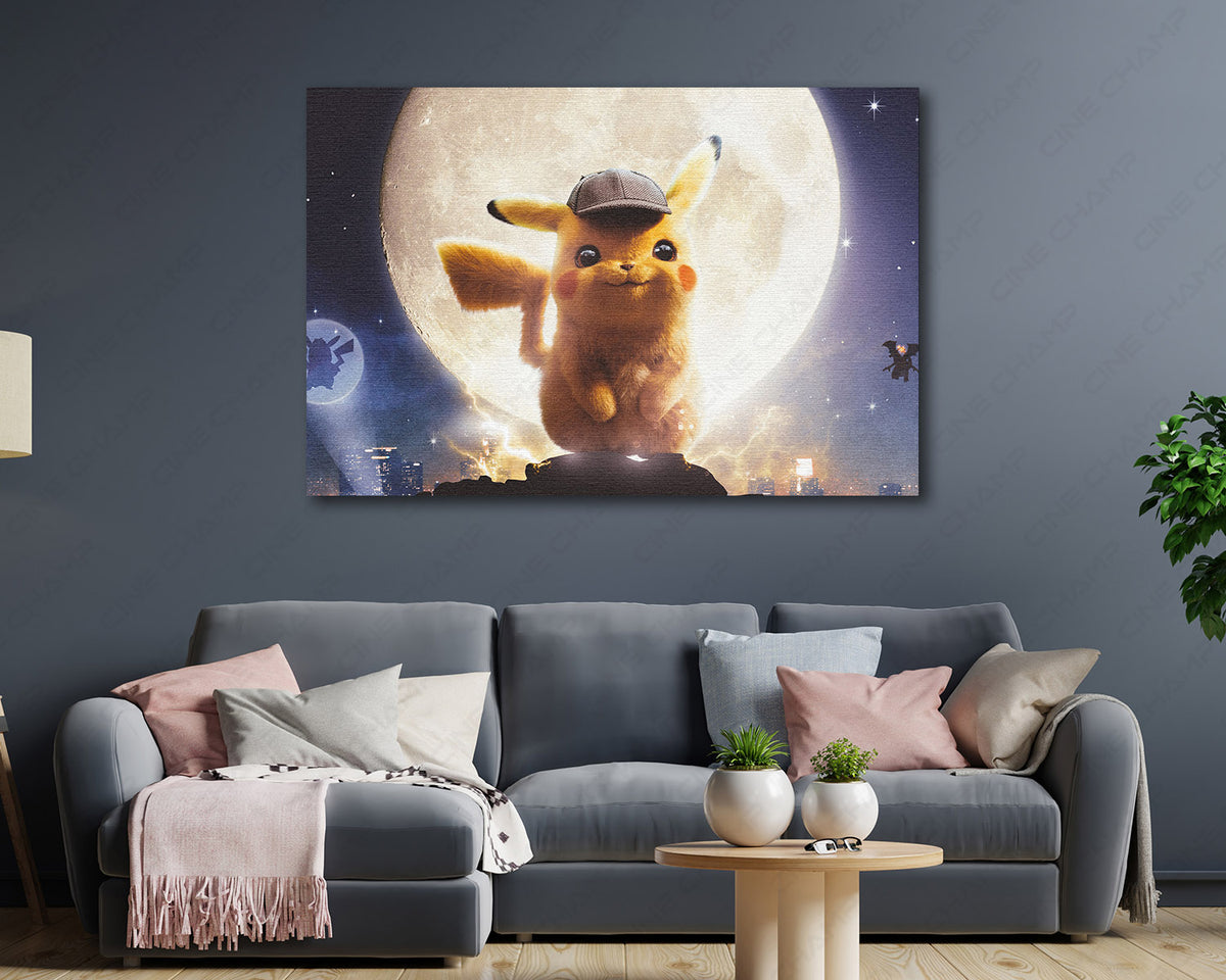 Detective Pikachu Movie Canvas Print