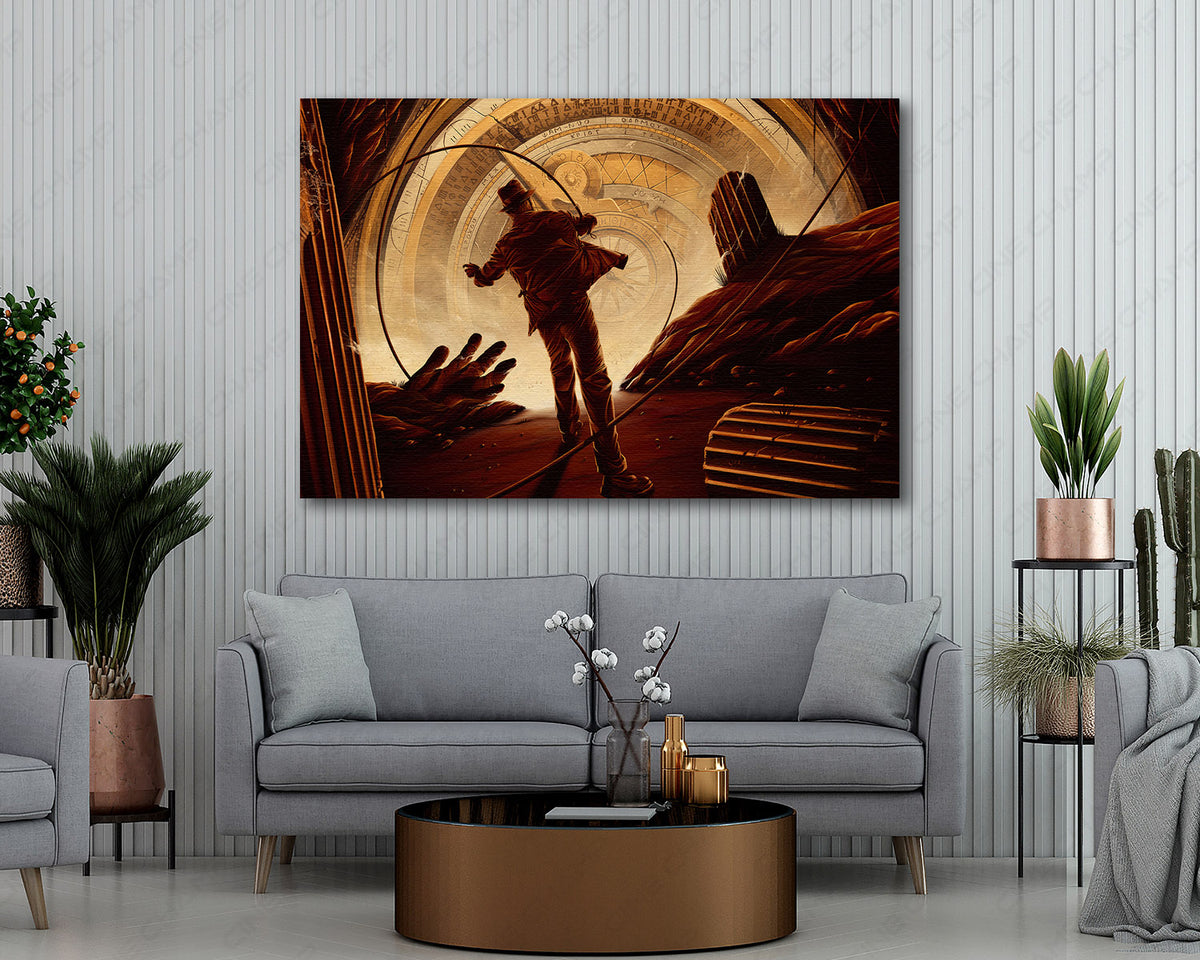 Dial of Destiny cinematic canvas print