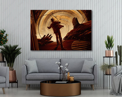 Dial of Destiny cinematic canvas print