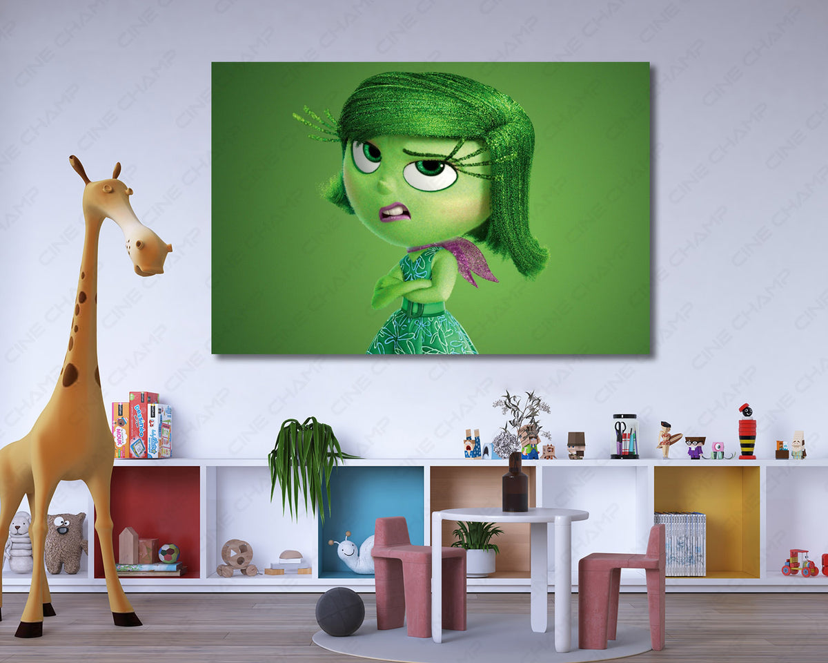 Disgust Inside Out canvas print