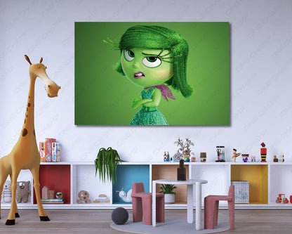 Disgust Inside Out canvas print