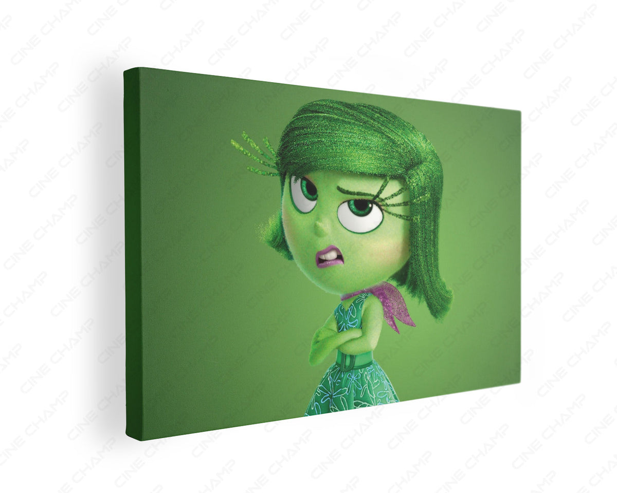Disgust Inside Out canvas wall art